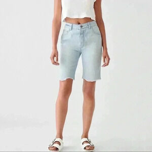 DL1961 Clara Bermuda Denim Jean Cut Off Shorts